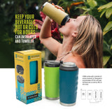 Custom laser engraved thermal can cooler