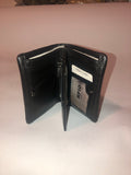 Leather Cap Badge Wallet