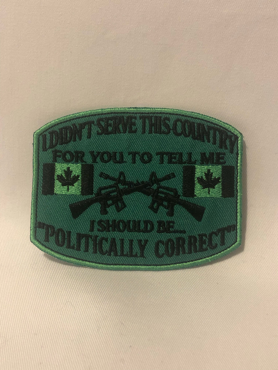 Politically Correct Patch – Veterans Kit Shop